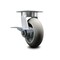 Service Caster 6 Inch Kingpinless Thermoplastic Rubber Wheel Swivel Caster with Brake SCC SCC-KP30S620-TPRRD-SLB - alternate 1